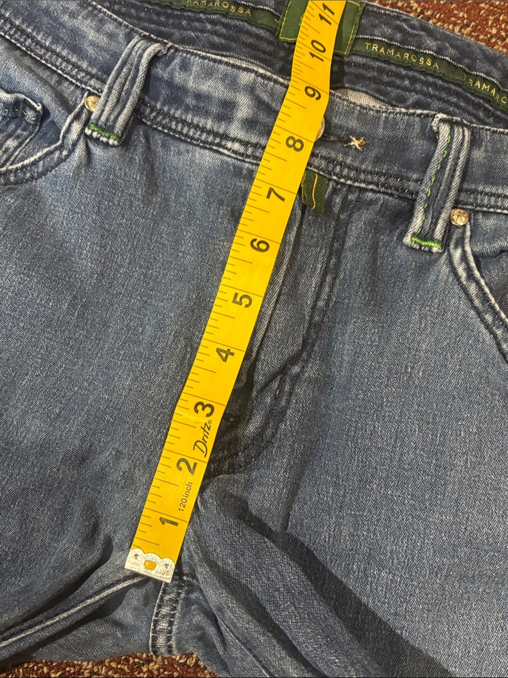 Tramarossa Leonardo medium wash slim leg designer denim men’s 33 euro jeans - Picture 13 of 16